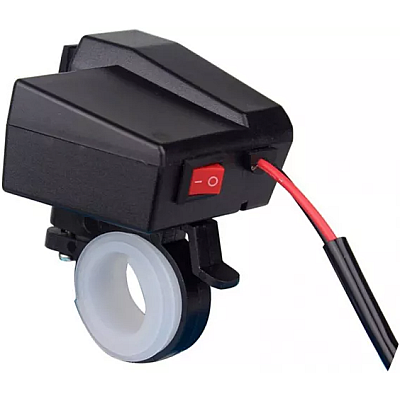 Incarcator USB pentru motocicleta 4in1 CD3311 afisaj LED