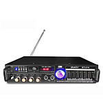 Amplificator de karaoke digital portabil cu Bluetooth egalizator USB Si intrare auxiliara