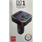 Transmitator Muzical FM Auto M1 USBx2 Negru Transmitator Muzical FM Auto M1 USBx2 Negru