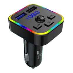 Transmitator Muzical FM Auto M1 USBx2 Negru Transmitator Muzical FM Auto M1 USBx2 Negru