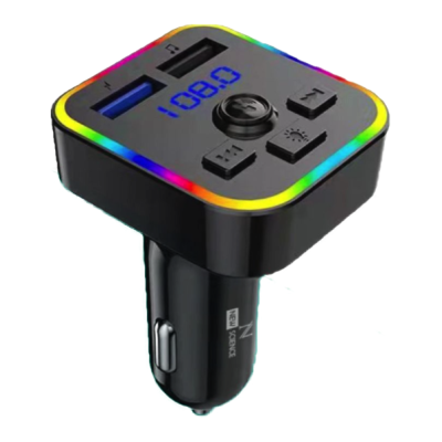 Transmitator Muzical FM Auto M1 USBx2 Negru Transmitator Muzical FM Auto M1 USBx2 Negru
