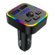 Transmitator Muzical FM Auto M1 USBx2 Negru Transmitator Muzical FM Auto M1 USBx2 Negru