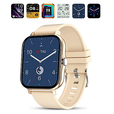 Ceas inteligent de mana ecran mare tactil Smartwatch Auriu Smartwatch Auriu 1.83 inch