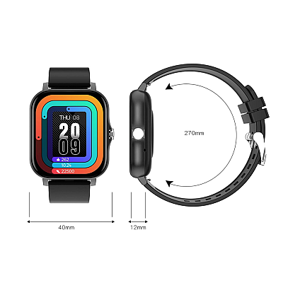 Ceas inteligent de mana ecran mare tactil Smartwatch Auriu Smartwatch Auriu 1.83 inch