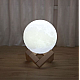 Lampa Luna 3D cu Suport din Metal 8 cm