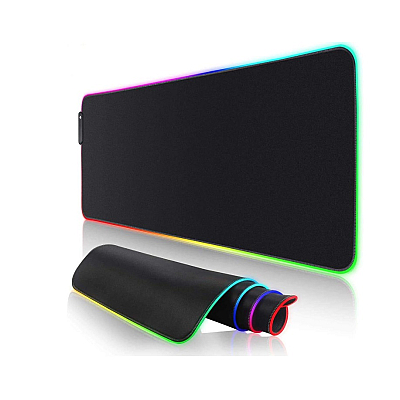 Mouse pad gaming FGD-02 cu iluminare LED RGB