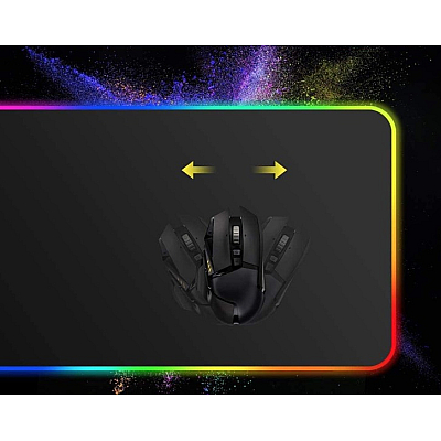 Mouse pad gaming FGD-02 cu iluminare LED RGB