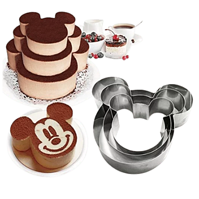 Set 3 forme pentru tort model Mickey Mouse