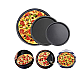 Set 3 tavi rotunde pentru pizza din teflon