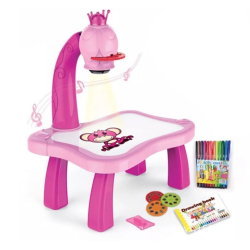 Masuta de Desenat Roz cu Proiector si Diapozitive  Masuta de Desenat Roz cu Proiector si Diapozitive