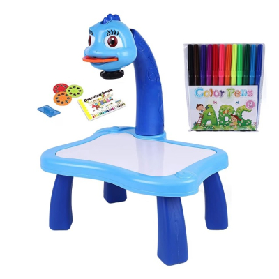 Masuta Pentru Desenat Albastra cu Proiector si Diapozitive  20 x 15 cm Masuta Pentru Desenat Albastra cu Proiector si Diapozitive  20 x 15 cm