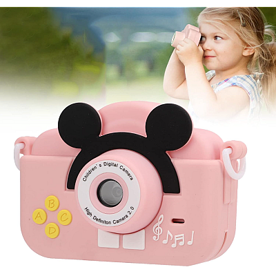 Camera Foto/Video Pentru Copii Ecran HD Camera Selfie MICKEY ROZ