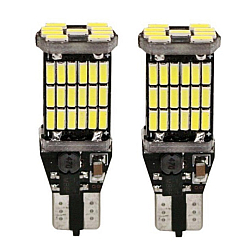 Set 2 x Becuri Auto LED T15 Canbus Instrumente Interior Culoare Alb