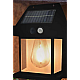 Lampa Led solara CB 888 cu senzor de lumina pentru perete putere 3W Negru