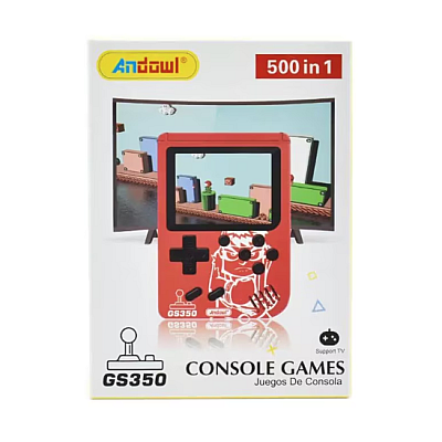 Consola jocuri retro ecran LCD 500 jocuri GS350