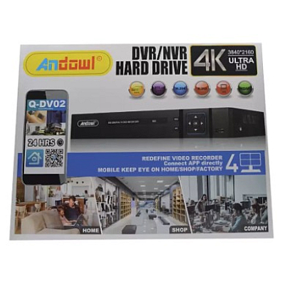 DVR/NVR cu 4 canale DV02 si compresie H265 HDMI