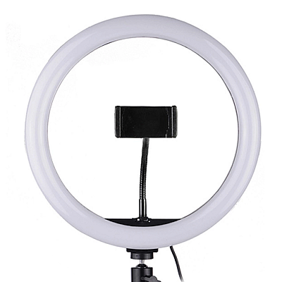 Lampa Ring Light LED 10" Circulara cu Lumina rece / naturala / calda
