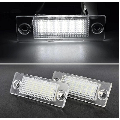 Set 2 x lampi numar LED Caddy Jetta Touran Passat Transporter Volkswagen