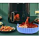 Tava silicon pentru Air Fryer friteuza prajit copt multicolor Tava silicon pentru Air Fryer friteuza prajit copt multicolor