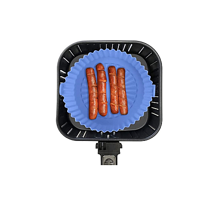Tava silicon pentru Air Fryer friteuza prajit copt multicolor Tava silicon pentru Air Fryer friteuza prajit copt multicolor