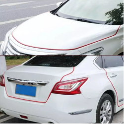 Banda ROSIE de protectie auto pentru usi din cauciuc  5M  Banda ROSIE de protectie auto pentru usi din cauciuc  5M