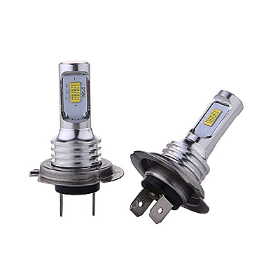 Set 2 becuri LED AUTO H7 3570 XL de ceata putere 80W temperatura 6000-6500K