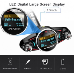 Modulator Transmitator FM Auto BT08 Bluetooth 5.0 EDR A2DP Modulator Transmitator FM Auto BT08 Bluetooth 5.0 EDR A2DP