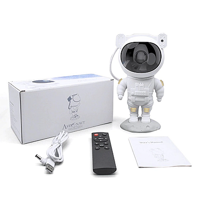 Lampa LED cu proiector Galaxy astronaut Starry Sky