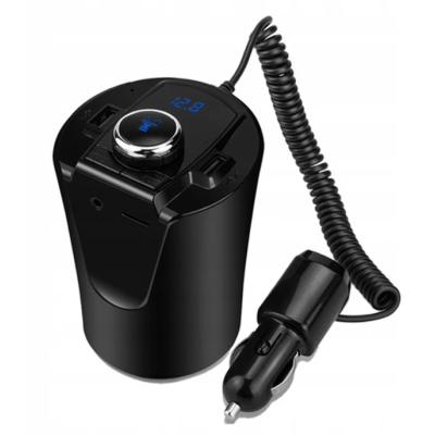 Modulator auto BX6 Bluetooth FM USB Negru Modulator auto BX6 Bluetooth FM USB Negru