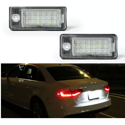 Set de 2 Lampi numar LED pentru Audi A3  S3  A4 B7 S4 B7  RS4 B7  A6 C6  RS6 C6  A5