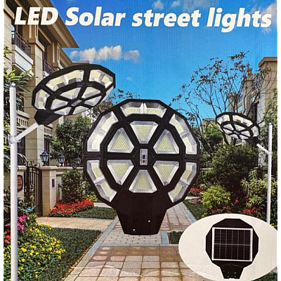 Lampa solara stradala 1200W cu 890 LED si telecomanda