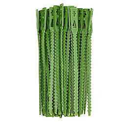 Set 30 coliere verzi din plastic pentru prindere plante gradina