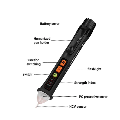 UB Creion portocaliu detector tensiune de curent ZD