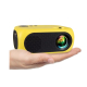 Video Proiector Mini Super HD 1080P 1200 Lumeni Cu Telecomanda Galben Video Proiector Mini Super HD 1080P 1200 Lumeni Cu Telecomanda Galben