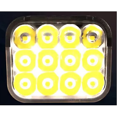 Far LED pentru bicicleta 12 LED 5 Moduri Iluminare + Claxon XK-012