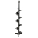 Burghiu pamant 150-800 mm Negru Burghiu pamant 150-800 mm Negru