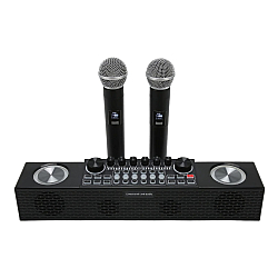 Sistem de Mixare Karaoke + 2 Microfon fara Fir