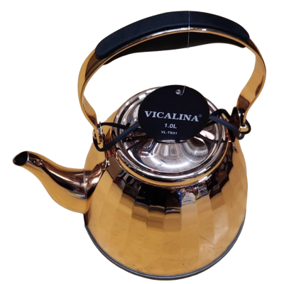 Ibric Ceai VL-TK01 Vicalina AURIU 1.0L cu Maner Ibric Ceai VL-TK01 Vicalina AURIU 1.0L cu Maner