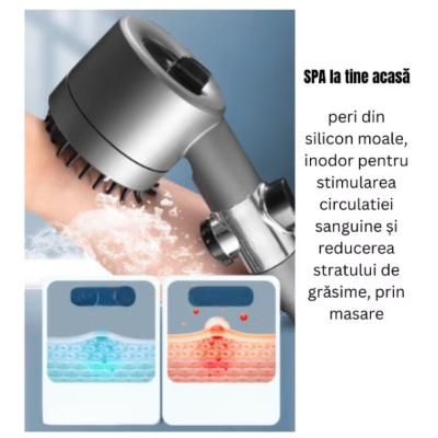 Cap de dus de mana de inalta presiune si elice Turbo Vortex LY Cap de dus de mana de inalta presiune si elice Turbo Vortex LY