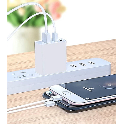 Adaptor Alimentare ALB 2 USB + 2 USB C 36W Incarcator Rapid si Cablu Iphone