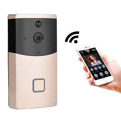 Sonerie inteligenta V5 cu camera senzor de miscare Wi-Fi si vizionare de pe Smartphone