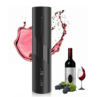 Tirbuson electric pentru sticle de Vin Negru