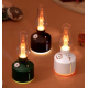 Mini umidificator VERDE cu lampa fara capac si schimbare de culoare Mini umidificator VERDE cu lampa fara capac si schimbare de culoare