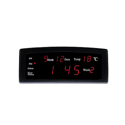 Ceas digital de masa 909-A LED cu alarma si termometru 