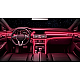 Kit Lumini Ambientale interior auto 6 in 1 RGB cu Aplicatie