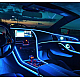 Kit Lumini Ambientale interior auto 6 in 1 RGB cu Aplicatie