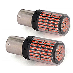 Set 2 Becuri LED Canbus 1156 Pozitie Rosu BA15S P21W 144 LED-uri