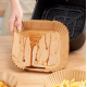 Set 50 hartii de copt PATRATE pentru friteuza Unica folosinta 16 cm Set 50 hartii de copt PATRATE pentru friteuza Unica folosinta 16 cm