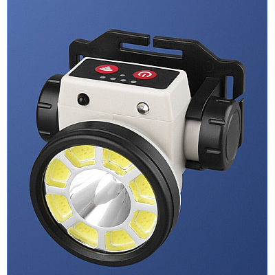 Lanterna puternica de cap LY 004 cu LED COB si senzor de miscare