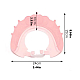 Palarie tip Coroana Aparatoare pentru ochi si urechi pentru spalat pe cap pentru Bebelusi ROZ